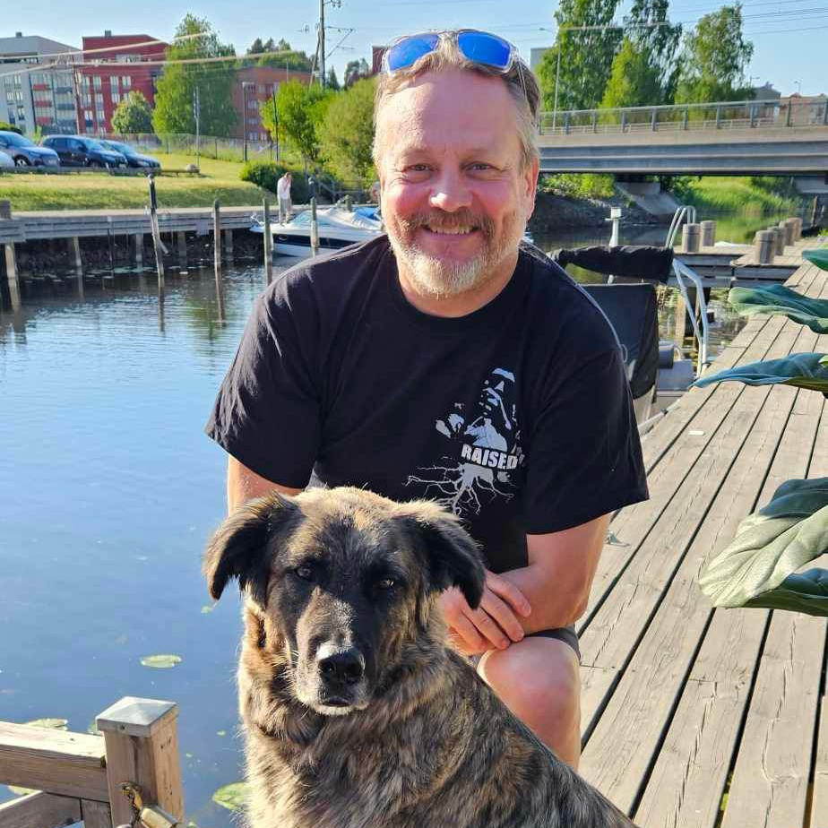Johan terapihunden våfflan
